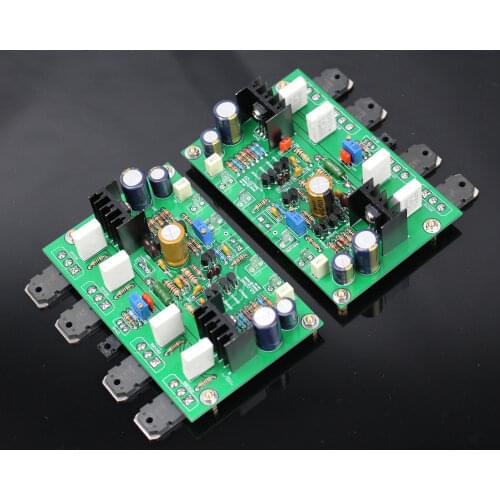 One Pair Assembled HM3S High Bias Class AB Amplifier Base GOLDMUND GM29 120W *2