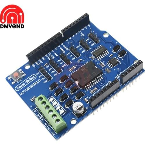 L298P Shield R3 DC L298 Motor Driver Shiled Board Module 2A Dual Full Bridge H-Bridge 2 Way For Arduino UNO Relay 5V 12V