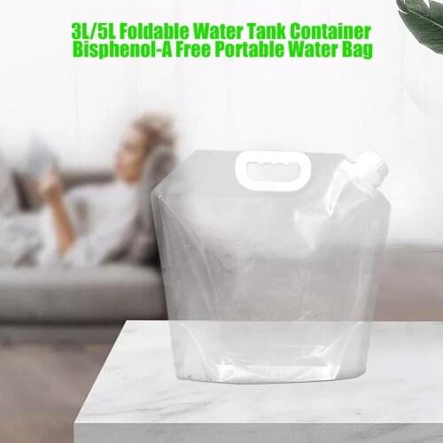 3L/5L Foldable Water Tank Water Bucket Picnic BBQ Drinking Container Bag ​portable Collapsible Water Bottle Outdoor Accessorie