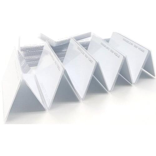 100pcs RFID Card 125KHz Smart Card EM4100 TK4100 Proximity RFID Tag Access Control Cards For Access Control System