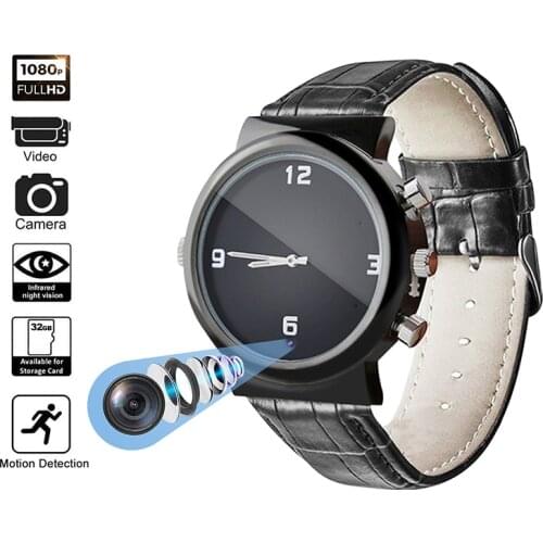 HD 1080P Video Recorder Mini Camera Watch with Cameras Voice Recorder Micro Camcorder Action Cam Motion Detection Night Vision