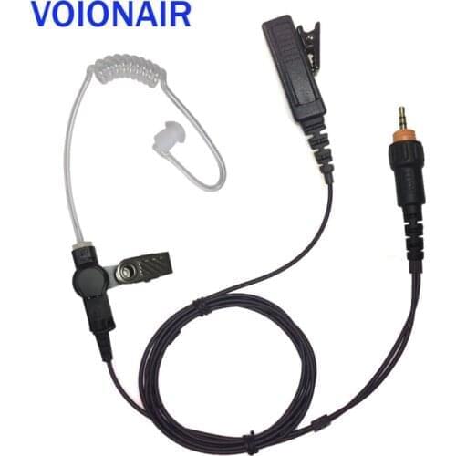 VOIONAIR 10pcs/lot Surveillance Air Tube Earpiece Headset Earphone Mic PTT for Motorola CLP1010 CLP1040 CLP1060 CLP446 CLK446