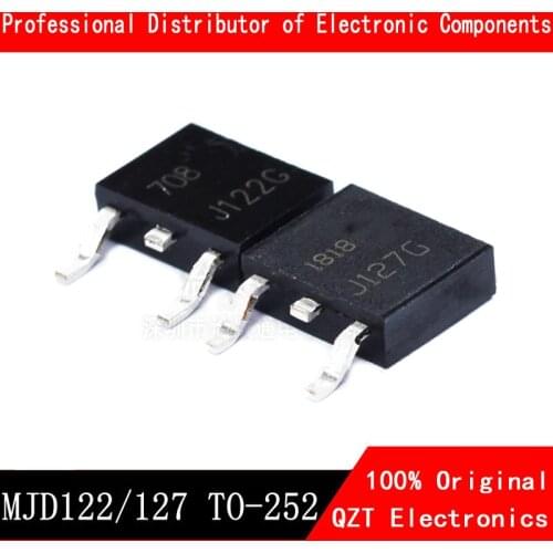 10pcs/lot MJD127T4G MJD127 J127 J127G TO-252 MJD122T4G MJD122 J122 J122G TO-252 new original In Stock