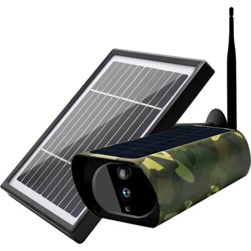 Wireless Solar Security Camera 1080P Full High Definition WiFi Surveillance Camera IP67 Waterproof Camera