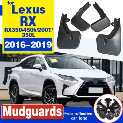 For LEXUS RX RX350 RX450h RX200T RX350L 2016-2019 2018 Mudflaps Splash Guards Front Rear Mudguards Fender Molded Mud Flap Flaps