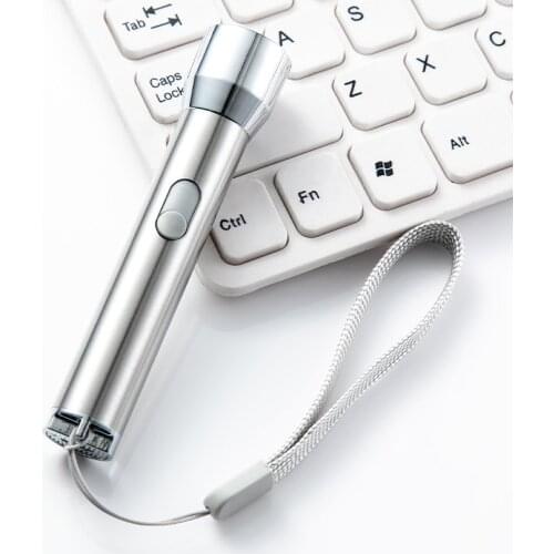 Portable Funny Cat Light USB Charging Cat Laser Pointer Pen Cat Toy LED Flashlight Torch Creative Lazer Point Kitten Pet Product