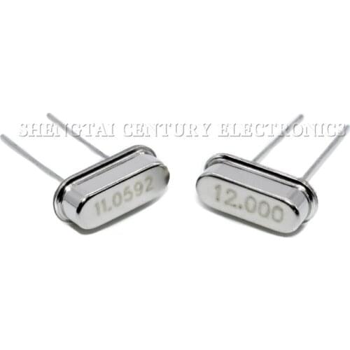 Novo Original HC-49S 12/4/6/8/16/20MHZ Quartz crystal passive oscillator crystal