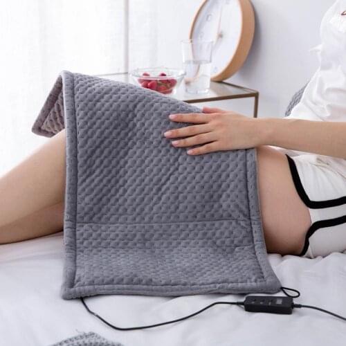 34x75cm Car Home Electric Warming Heating Blanket Pad Shoulder Neck Mobile Heating Shawl Flannel Soft Winter Warm Health Care