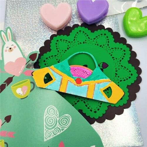 PANFELOU Elegant ladys bag metal craft paper die cutting dies Scrapbooking/DIY Thanksgiving Day Easter Embossing mould cards
