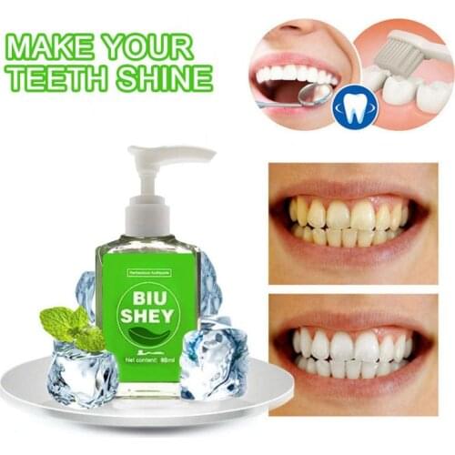 Whiter Portable Stain Removal Bathroom Teeth Cleaning Toothpaste Safe Home Travel Daily Mint Flavor Oral Hygiene Pump tslm