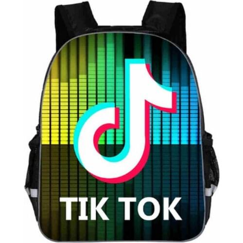 TIK TOK Backpack For Kids Baby 16inch School Bags For Children Hot Tik Tok Primary Backpack Bag For Girls Boys Mochila infantil