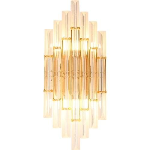Modern Luxury Crystal Wall Lamp Living Room Bedroom Home Decor Corridor Aisle Crystal Decor Lamp Bedside Lamp Indoor Lighting