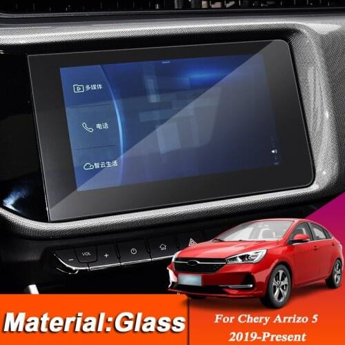 Car Styling GPS Navigation Screen Protective Film For CHERY Arrizo 5 2019-Present Dashboard Display PET Sticker Auto Accessories