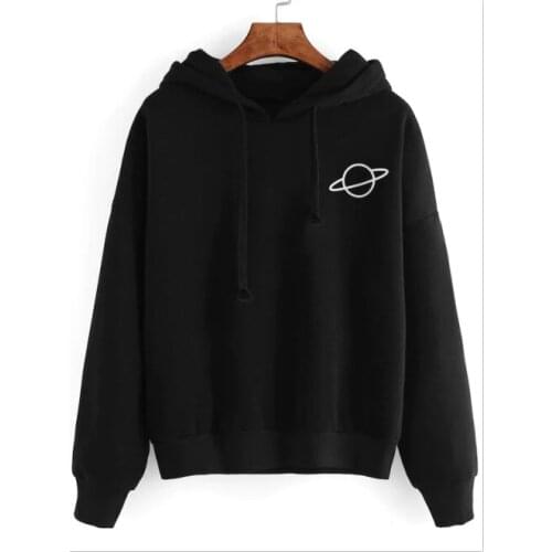 CELESTIAL BODY Women Crewneck Cotton Long sleeve Sweatshirt letter Printed Hoodies Clothing Drop Shipping Autumn Shirt