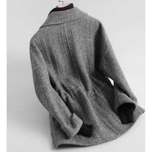 Double Sided Cashmere Coats Women Autumn Winter 2020 Top Quality Warm Wool Jackets Manteau Automne Femme Ydf82b MF641