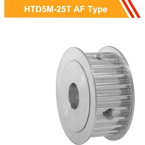 5M 25T Timing Pulley HTD5M Type Toothed Pulley Wheel 16mm/21mm/27mm Belt Width 8/10/12/14/15/20/25mm Bore Gear Belt Pulley