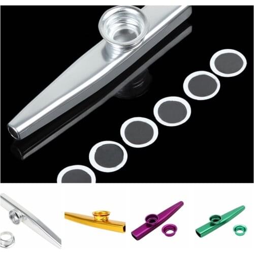 1Pc Metal/Plastic Kazoo Harmonica Mouth Flute Kids Party Gifts Kids Musical Instrument