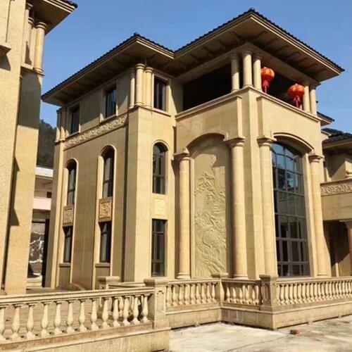 25cm /9.84in Good Quality Roof Supports ABS Plastic GRC Gypsum Home Decoration Cement Roman Pillar Plain &Leave Slots Mold