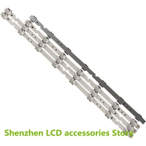 4piece/lot FOR TCL 55A460 LCD TV backlight bar 4C-LB5507-HR02J 4C-LB5508-HR02J aluminium 100%new
