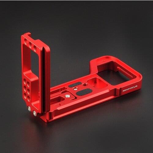 A7R4 Red Quick Release Plate L Bracket Adjustment for Sony Alpha 7R IV a7R IV ILCE-7RM4 A7R4 A74 L Plate
