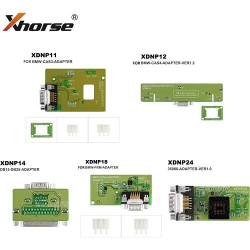 Xhorse XDNPP1 Solder-free Adapters for BMW 5Pcs Set Work With MINI PROG and KEY TOOL PLUS