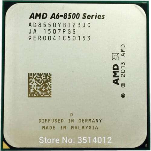 AMD A6-Series A6-8550 A6 8550 A6 8500B 3.7 GHz Quad-Core CPU Processor AD8550YBI23JC/AD855BYBI23JC Socket FM2