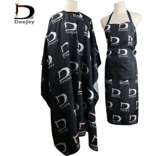 Custom logo printing hairdressing salon apron and cape
