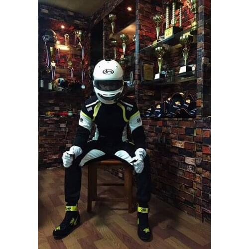 2019 Wholesale 2 layers fire retardant fabric Racing Suit / FIA Homolaogation racing safety suit