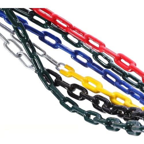 Ring Chain Swing Accessories Durable Plastic Coated Iron Swing Chain Swing Accessory Kids Outdoor Sports Toy