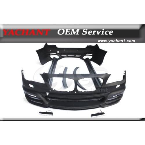 FRP Fiber Glass Body kit Fit For 2010-2015 BMW 7 Series F01 F02 WA Style Body Kit Bumpers Side Skirt Trunk Spoiler Roof Led