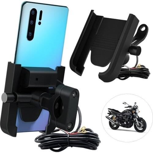 Motorcycle Bicycle Moto Bike Phone Navigation Holder Support Handlebar Rearview Mirror Mount Clip Bracket for Mobile CellPhone