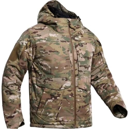PAVEHAWK Multicam Camouflage Military Tactical Winter Jacket Men Windproof Warm Outdoor Waterproof Wear Resistant Training Coat