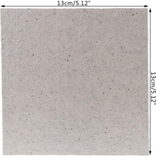 2 Pcs 5.1\"x 5.1\" Microwave Oven Mica Sheets Repairing Accessory Plates Sheets