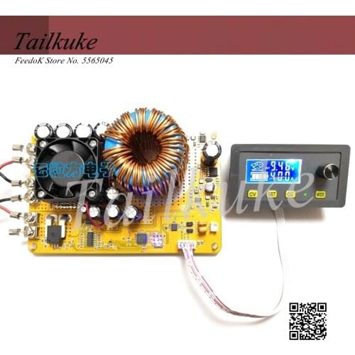 50A DC Adjustable CNC Step-down Power Supply Module Constant Voltage Constant Current LCD Screen High Precision Support Modbus