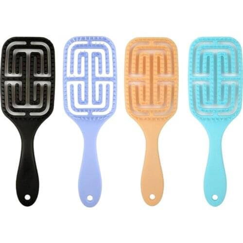 Paddle Hair Brushes Hollow Out Wet Dry Detangling Hairs Comb Scalp Massage Combs for Long Short Hair