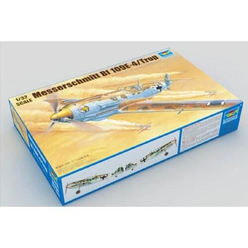 Trumpeter 02290 1/32 Messerschmitt Bf 109E-4/Trop - Scale Model Kit