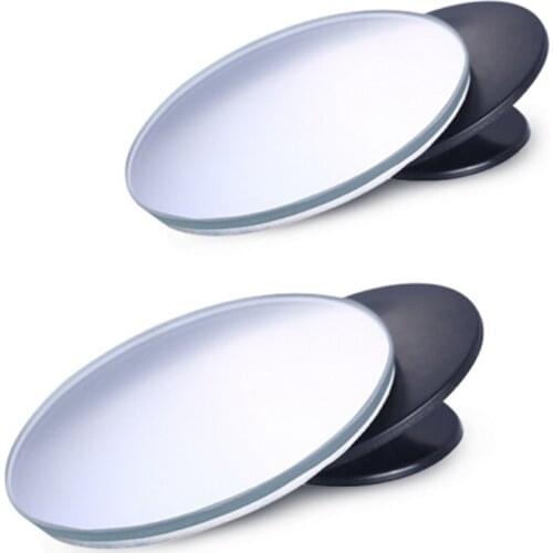 2pcs New 360 Degree Car round mirror For FIAT 500/Panda /Stilo /Punto /Doblo /Grande /Bravo 500 Ducato /Minibus