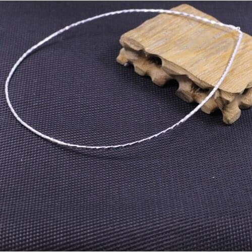 Retro Thai Silver Goods Chiang Mai Handmade Silver Wholesale S925 Sterling Silver 2.0m Ladies Collar Necklace
