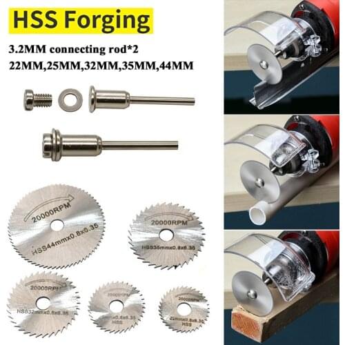 Home & Garden Power Tool High-Speed Steel Electric Saw 2 PCS 3.2 mm/ 0.13 in Rods 5PCS Saw Blades