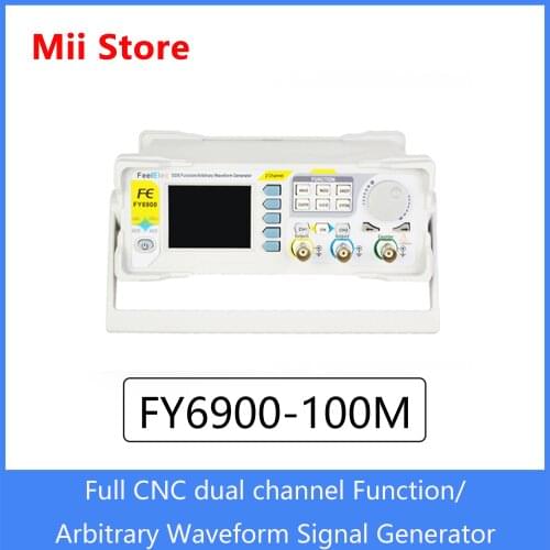 FY6900 100Mhz DDS Dual-Channel Arbitrary Waveform Pulse Function Signal Generator with High Quality