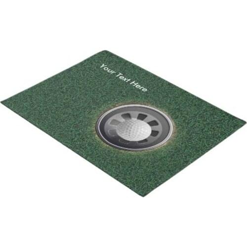 Golf Cup, Ball & Grass Doormat Doormat Home Decoration Entry Non-slip Door Mat Rubber Washable Floor