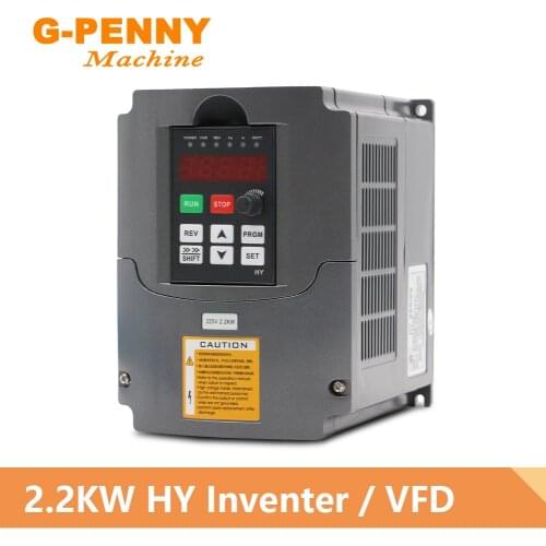 Free shipping 220v /380v 2.2kw VFD CNC Spindle motor driver speed controller Variable Frequency Drive VFD Inverter 1HP/3HP Input