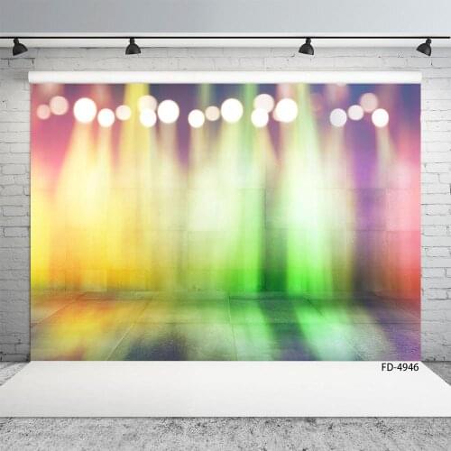 Colorful Flare Bokeh Photography Background Custom Vinyl Backdrops Photo Studio for Children Baby Shower Prom Party Photophone