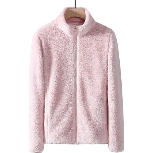 Couple Fleece Jackets Outdoor Men Women Camping Hiking Trekking Windproof Windbreaker Liner Coral Velvet Thick Warm Fleece Coats