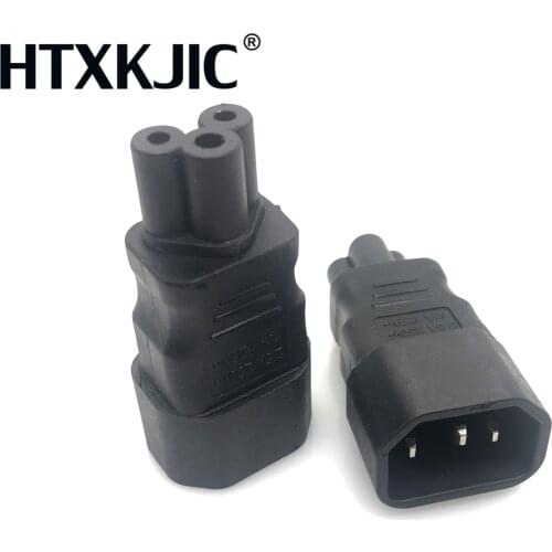 IEC320 C14 to C5 pdu UPS plug female Power adapter PLUG CONVERTER C6 to C13 Changer,5pcs