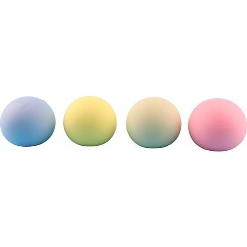 Pop Push it Bubble Fidget Toys Adult Stress Relief Toy Antistress for Popit Soft Fidget Toy 6cm Vent Squeeze Luminous Ball