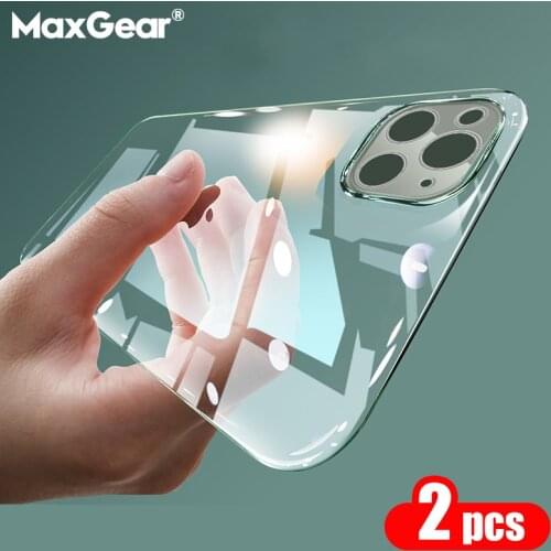 2pcs Ultra Thin Slim Clear Soft TPU Funda For iPhone X XS 8 7 6S Plus Case Transparent For iPhone 11 Pro XS Max XR SE 2 Cover