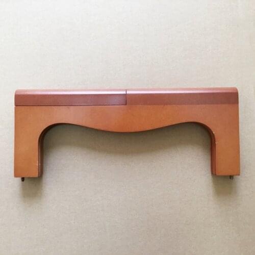 30cm Wood Purse Frame Vintage Bag Handle Wooden Clutch Frame Factory Supply Obag Handle Arc Bag Frame Black Brown