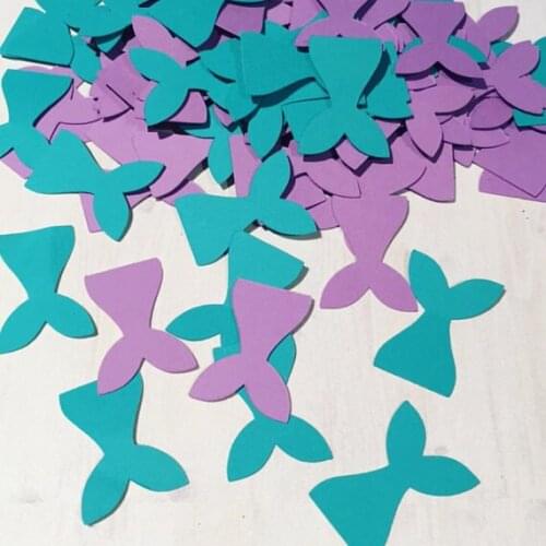 Mermaid beach wedding birthday Confettis Table Scatter baby bridal shower baptism engagement bookscraping party decorations