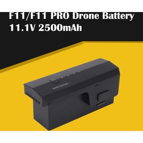 SJRC 11.1V 2500mAh RC Drones Quadcopter Helicopter Smart Lipo Battery for F11/F11 PRO GPS Drone Spare Accessories